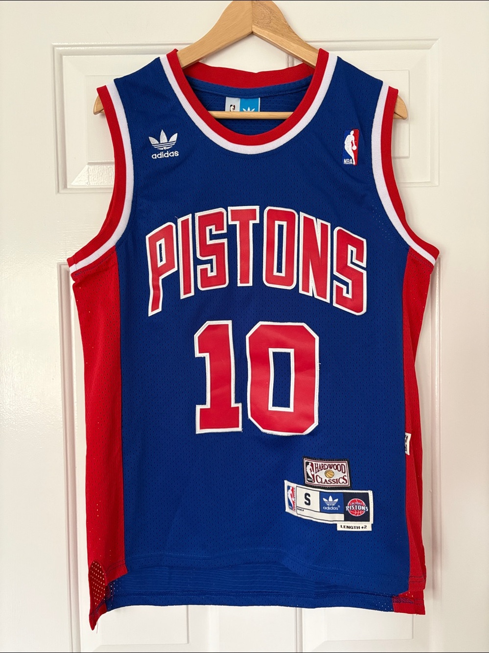 Detroit Pistons Dennis Rodman Hardwood Classic Jersey adidas